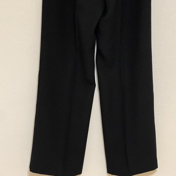Talbots Hollywood Black High Waist Straight Leg Office Pants Trousers Size 10 - Picture 6 of 14